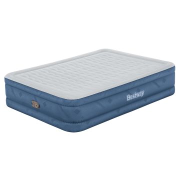Bestway Fortech Luftbett Snugable Top mit integrier. Elektropumpe 203x152x46 cm