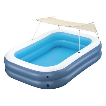 Bestway Family Pool Summer Bliss mit Sonnenschutzdach 254 x 178 x 140 cm