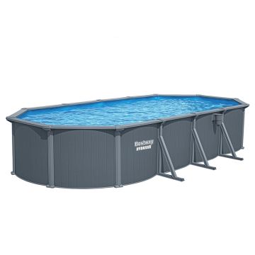 Bestway Hydrium 7.32 m x 3.66 m x 1.32 m Oval Steel Wall Above Ground Pool Set