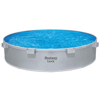 Bestway TANX Runder Stahlwandpool 305 x 61 cm, All-in-One-Set