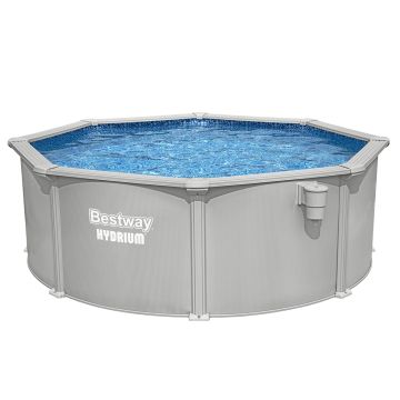 Bestway Hydrium 366 x 122 cm Round Steel Wall Above Ground Pool Set