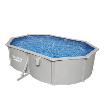 Bestway  Hydrium 5.00 m x 3.66 m x 1.22m Oval Steel Wall Above Ground Pool Set