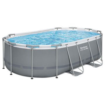 Bestway Steel Pro MAX Ovales Aufstellpool-Set 427 cm x 250 cm x 100 cm