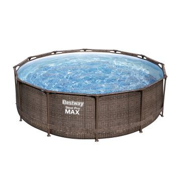 Bestway Steel Pro MAX Frame Pool Komplett-Set 366 x 100 cm