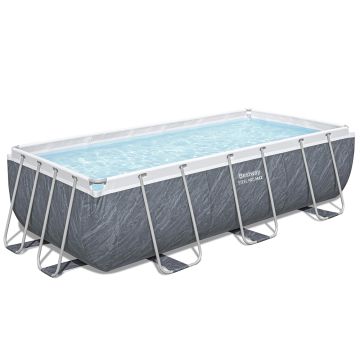 Bestway Steel Pro MAX Rechteckiges Aufstellpool-Set 404 x 201 x 100cm