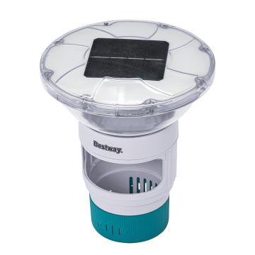 Bestway SolarGlow LED-Chemikaliendosierer mit 4-Farben-Licht