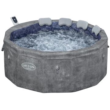 LAY-Z-SPA Energieeffizienter Whirlpool Carrara AirJet mit App-Steuerung 6 Pers.