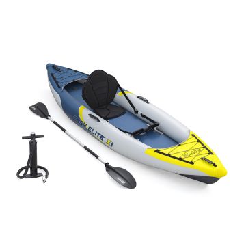 Hydro Force Dash Elite X1 Aufblasbares T PU Kajak Set 335 cm x 92 cm x 30 cm