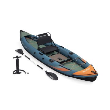 Hydro Force Angler Elite X1 Aufblasbares 1-Personen Angel Kajak Set 380 x 99 cm