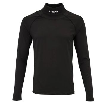 CCM Tacks Neckguard Long Sleeve Top Senior