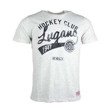 HC Lugano CCM T-Shirt gris