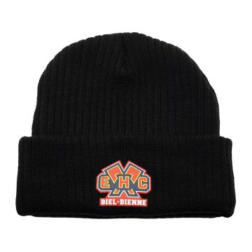 EHC Biel-Bienne Beanie schwarz mit Logo